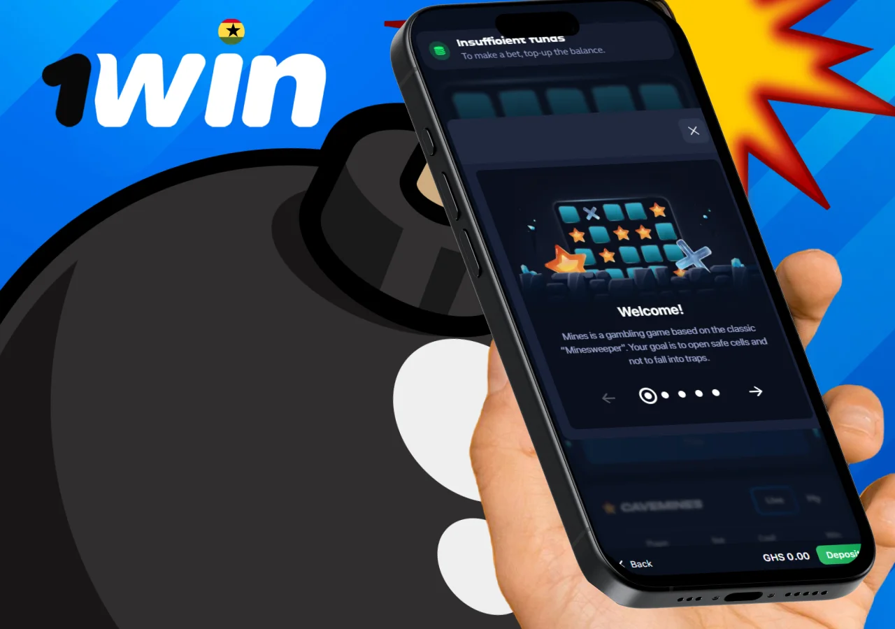 Casino for Ghanaian players 1Win Mines Pro Casino