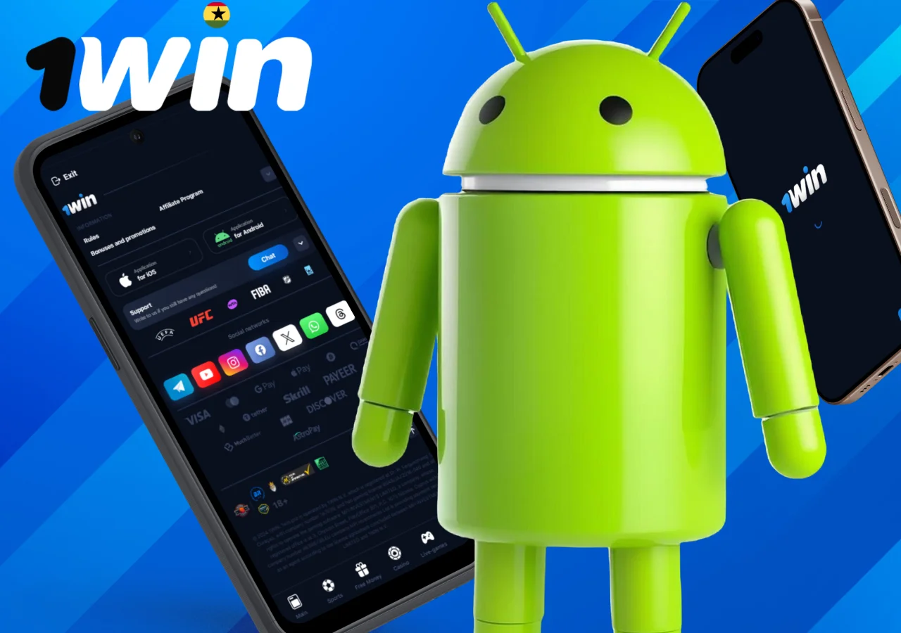 Instructions on how to download and install the 1Win app on Android devices