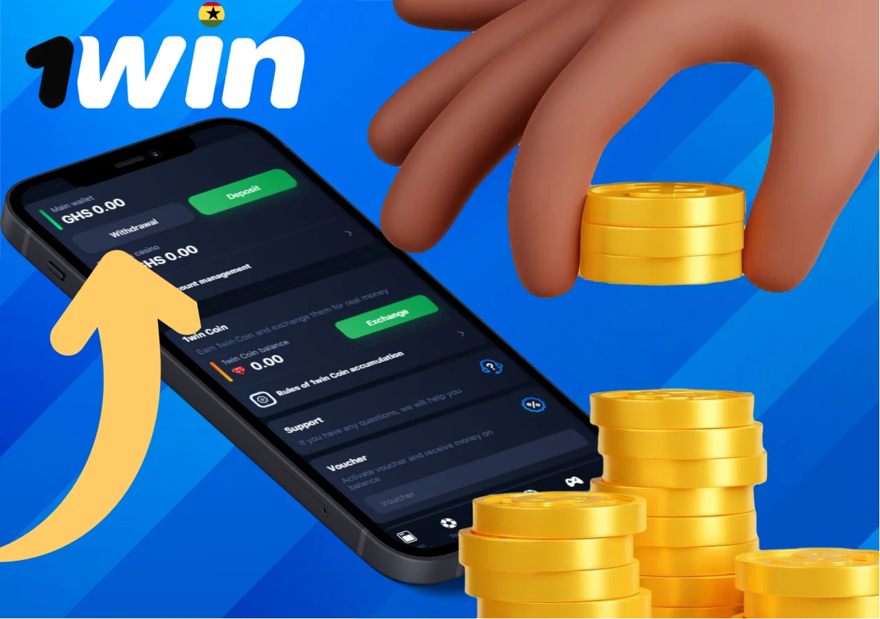 How to withdraw your winnings via the app for Ghanaian players