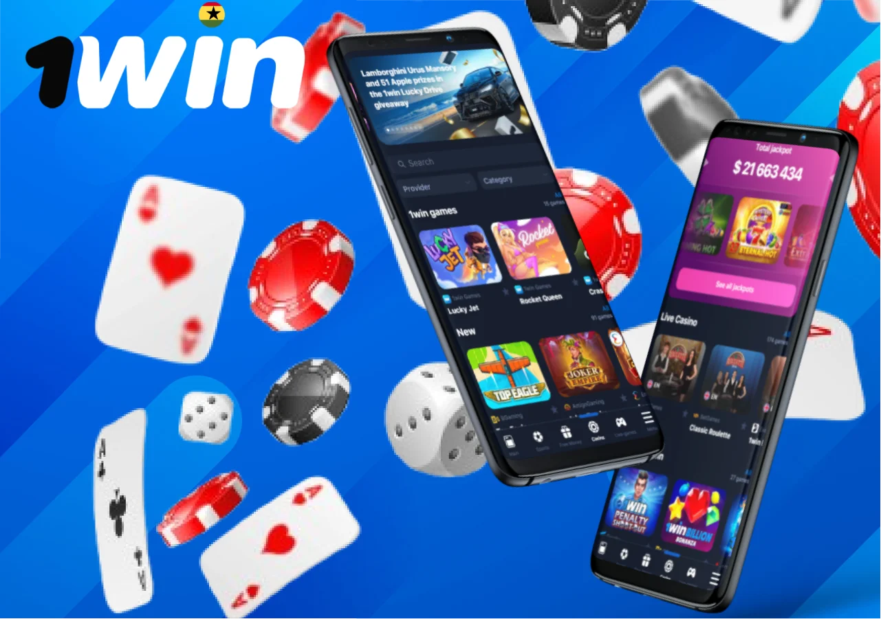 1win casino app in Ghana