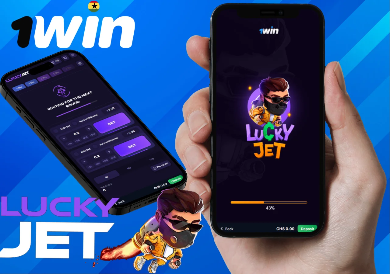 Lucky Jet game in Ghana online casino app